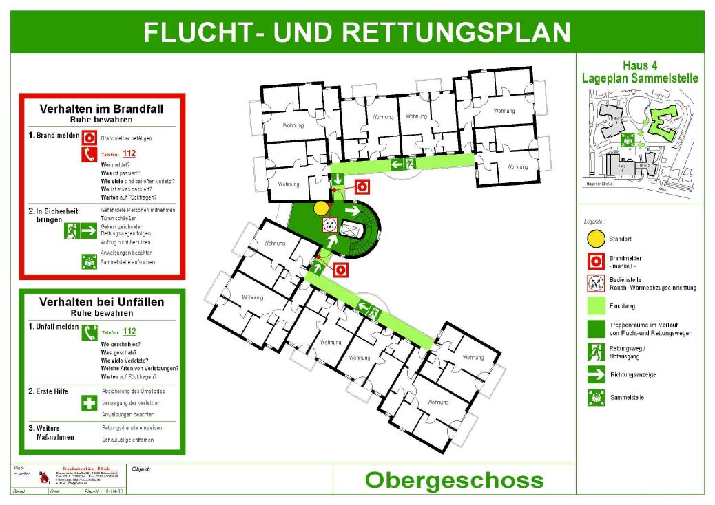 Flucht- und Rettungswegeplan