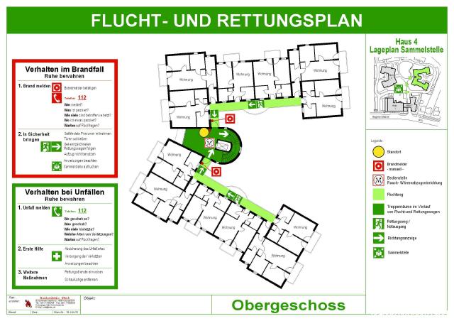 Flucht- und Rettungswegeplan